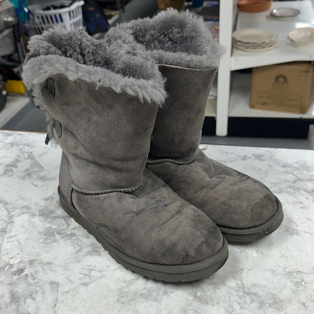 UGG Gray Winter Boots